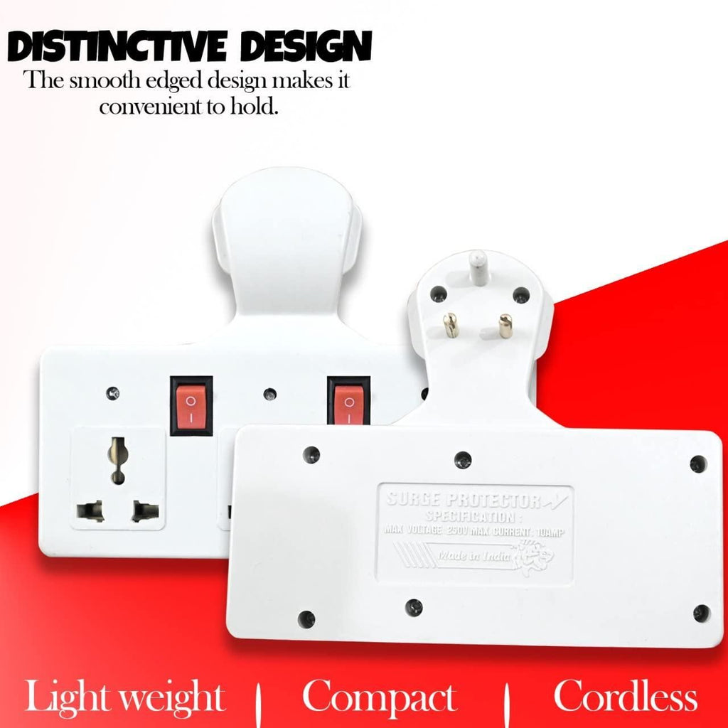 Extention Plug Point 3 Pin Multi Plug Point Cordless Wall Socket Extension Board – Kartsutra